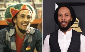 Picture of Ziggy Marley show semblance with his father